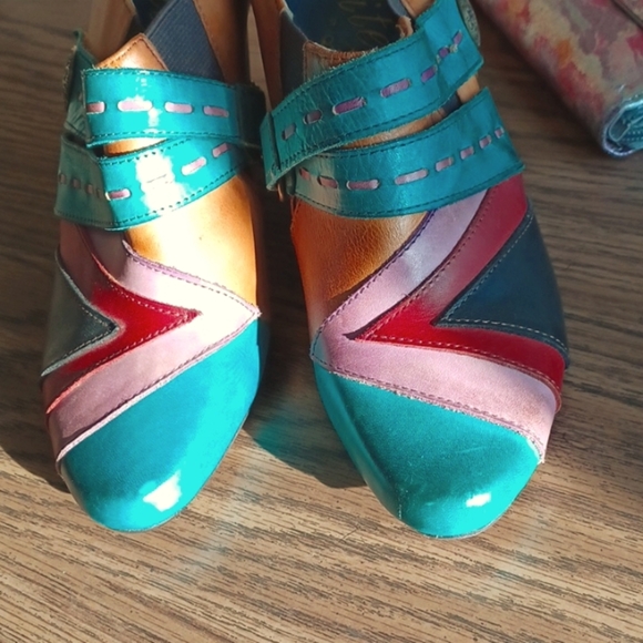 Elite by Conkus shoes heels multcolor Size 8 - Picture 9 of 9